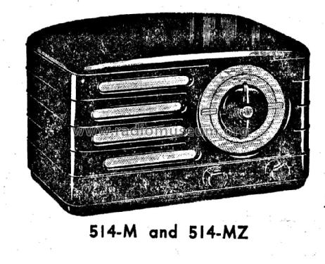 Radiolette 514MZ; Amalgamated Wireless (ID = 2399481) Radio