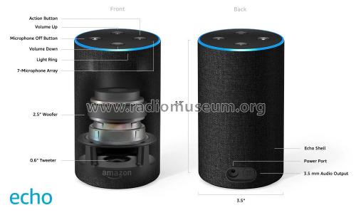 Amazon Echo ; Amazon.com, Inc.; (ID = 2269333) Speaker-P