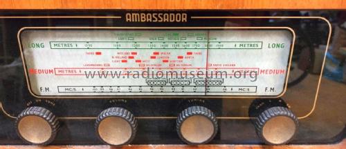 AM/LW/FM Radiogram ; Ambassador brand, R. (ID = 3024681) Radio