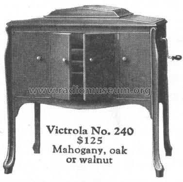 Victrola 240; RCA RCA Victor Co. (ID = 1800491) TalkingM