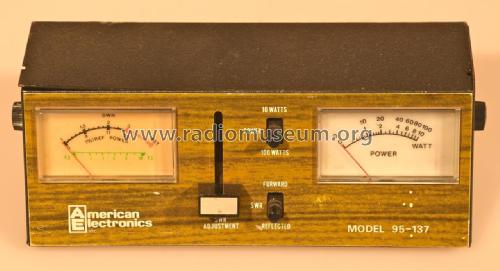 Field Strength Meter 95-137; American Electronics (ID = 1748782) Ausrüstung