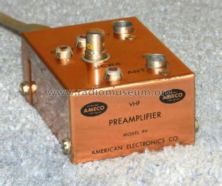 Nuvistor Preamp; American Electronics (ID = 2727054) Ampl. RF
