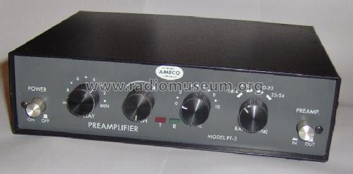 Ameco Preamplifier PT-3 RF-Ampl. American Electronics | Radiomuseum