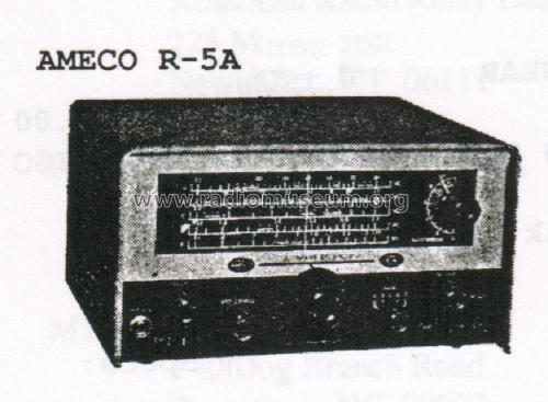 Receiver R-5A; American Electronics (ID = 2910936) Amateur-R