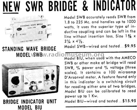 Standing Wave Bridge SWB; American Electronics (ID = 2082562) Amateur-D