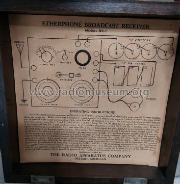 Etherphone Model RX-1; American Etherphone (ID = 2754798) Radio