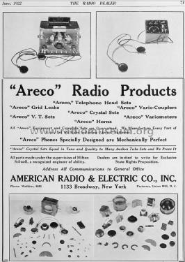 Crystal Set ; American Radio & (ID = 1739493) Crystal