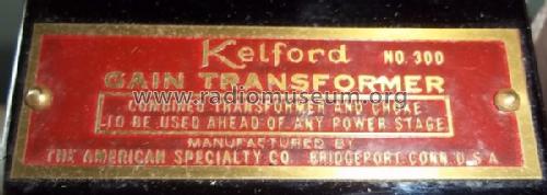 Kelford 300 Gain Transformer ; American Specialty (ID = 977374) Radio part