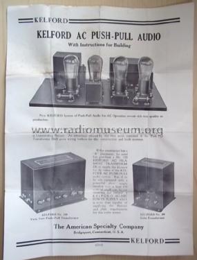 Kelford 300 Gain Transformer ; American Specialty (ID = 977375) Radio part