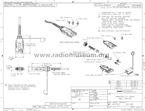 FDDI Connector 501780-1; AMP Incorporated; (ID = 3086966) Misc