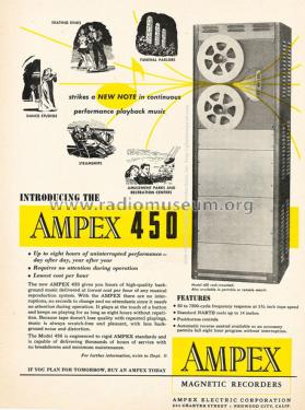 450; Ampex; San Carlos, (ID = 1799426) Reg-Riprod