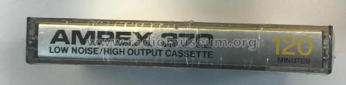 Low Noise / High Output Cassette 370; Ampex; San Carlos, (ID = 3000779) Diversos