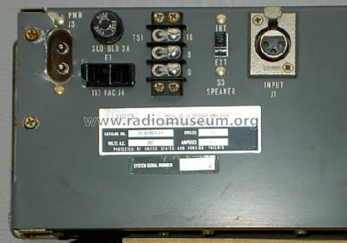 Speaker Amplifier SA-10; Ampex; San Carlos, (ID = 468855) Ampl/Mixer