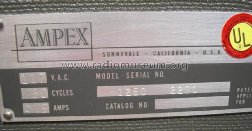 The Fine Line 1260 ; Ampex; San Carlos, (ID = 1295187) Sonido-V