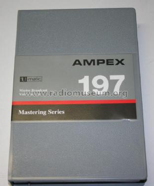U-Matic Videocassette ; Ampex; San Carlos, (ID = 1784745) Misc