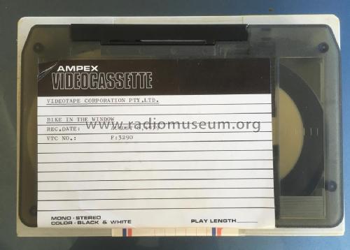 U-Matic Videocassette ; Ampex; San Carlos, (ID = 2927576) Misc