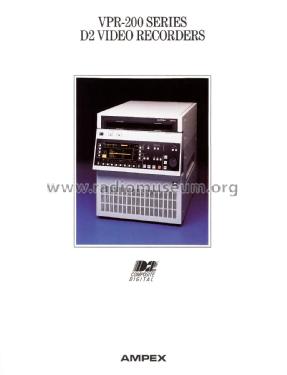 VPR-200 ; Ampex; San Carlos, (ID = 3097180) R-Player