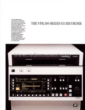 VPR-200 ; Ampex; San Carlos, (ID = 3097186) R-Player