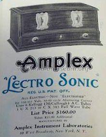 Lectro Sonic Model A ; Amplex Instrument (ID = 978741) Radio