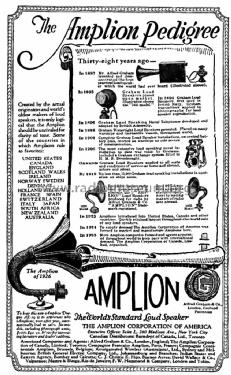 Amplion Loud Speaker ; Amplion, Alfred (ID = 1680981) Lautspr.-K