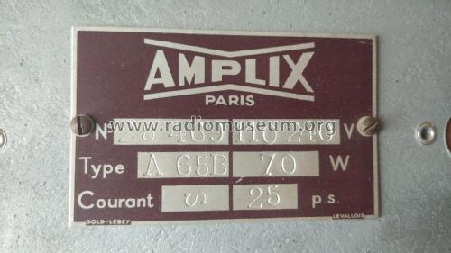 A65B; Amplix CGTVE; Paris (ID = 2996686) Radio