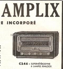 C246; Amplix CGTVE; Paris (ID = 504233) Radio