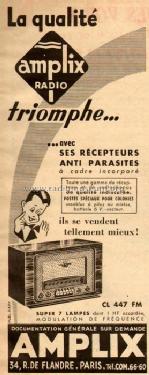 CL447-FM; Amplix CGTVE; Paris (ID = 557023) Radio