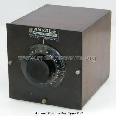 Variometer Short Wave Type D-1; Amrad Corporation; (ID = 2051853) mod-pre26