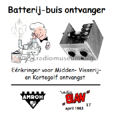 Batterij-buis ontvanger ; Amroh NV Radio (ID = 1395110) Radio