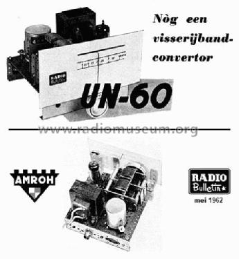 Convertor voor de Visserijband UN-60; Amroh NV Radio (ID = 1702130) Radio