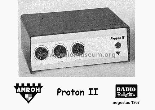 Proton II - Grammofoonversterker ; Amroh NV Radio (ID = 1704265) Kit