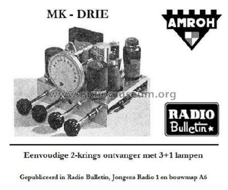 MK DRIE ; Amroh NV Radio (ID = 2038753) Radio