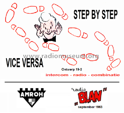 Step by Step Vice Versa Ontwerp 19-2; Amroh NV Radio (ID = 1406476) Radio