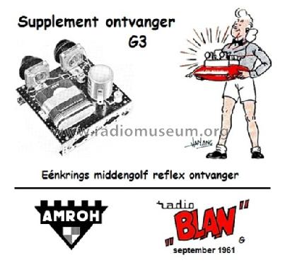 Supplement Ontvanger ; Amroh NV Radio (ID = 1402783) Kit