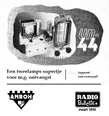 Tweelamps supertje UN-44; Amroh NV Radio (ID = 1345988) Radio