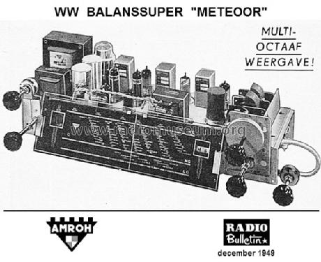 WW Balanssuper Meteoor ; Amroh NV Radio (ID = 1662338) Radio
