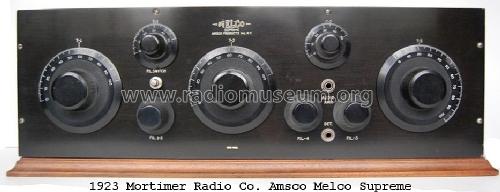 Melco-Supreme Receiver ; AMSCO Products Inc.; (ID = 1206798) Radio