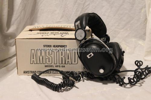 Stereo Headphones HPS6A; Amstrad; London (ID = 2098813) Parleur