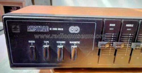 Stereo Integrated Amplifier IC 2000 MKII ; Amstrad; London (ID = 2998549) Ampl/Mixer