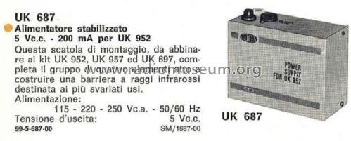 Alimentatore Stabilizzato UK 687; Amtron, High-Kit, (ID = 3020481) Power-S