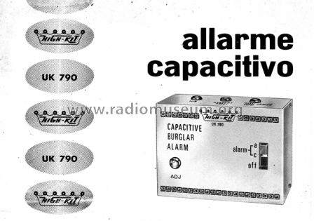 Capacitive Burglar Alarm UK790; Amtron, High-Kit, (ID = 1130525) Kit