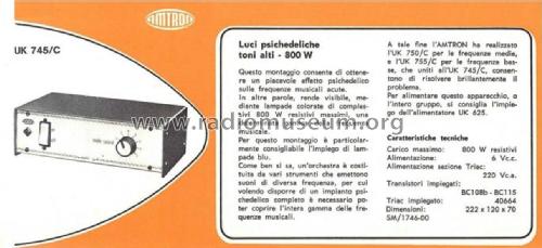 Luci Psichedeliche Toni Alti UK 745/C; Amtron, High-Kit, (ID = 2509336) Misc