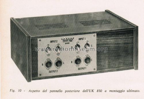 Pulsantiera di Scambio Amplificatori Diffusori-Stereo UK 830; Amtron, High-Kit, (ID = 2738919) Kit