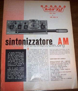 Sintonizzatore AM High Kit UK 520 & UK 520 W; Amtron, High-Kit, (ID = 1671878) Kit