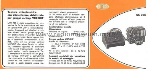 Tastiera Sintonizzatrice per Gruppi Varicap UK 955; Amtron, High-Kit, (ID = 2509334) Converter