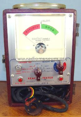 Reacto Tester T-400; Anchor Radio Corp.; (ID = 1341967) Equipment