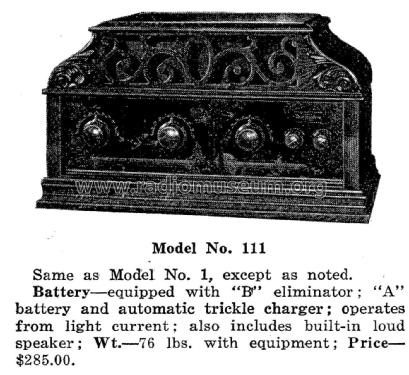 Deresnadyne 111; Andrews Radio Co. (ID = 1952309) Radio