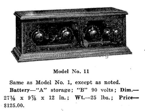 Deresnadyne Model 11; Andrews Radio Co. (ID = 1952164) Radio