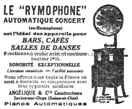 Rymophone Automatique Concert ; Angélique & Cie, A.; (ID = 2675926) TalkingM