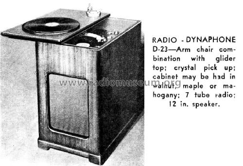 Dynaphone D-23; Ansley Radio; New (ID = 1035190) Radio